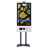 23.8 Inch self service touch screen order fast food payment kiosk