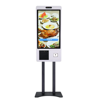 15.6 inch self service order payment touch screen kiosk all in one pc