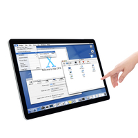21.5 inch silver touchscreen all in one PC with touch panel